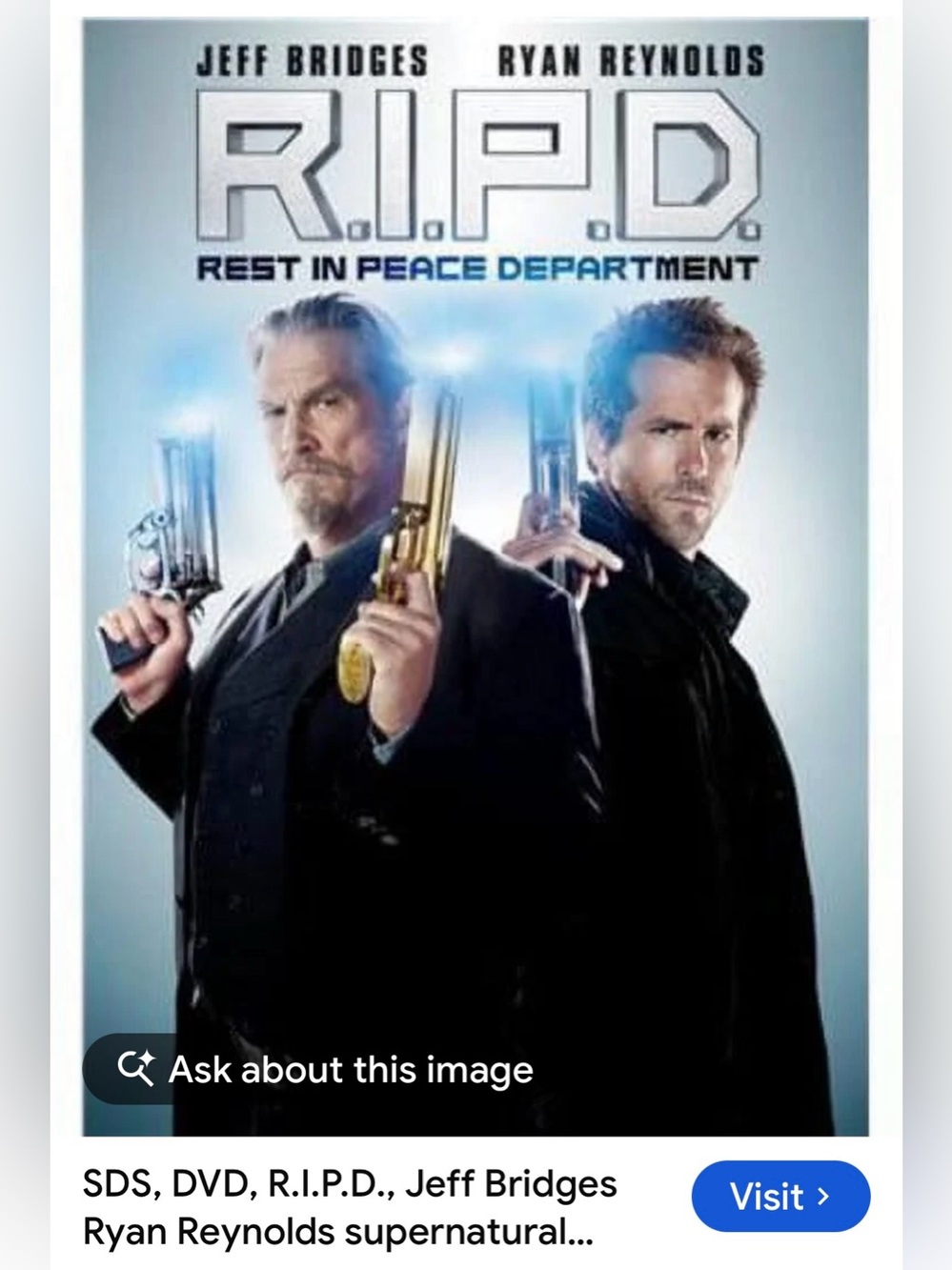 R.I.P.D. (DVD) - Action Comedy Movie - Black